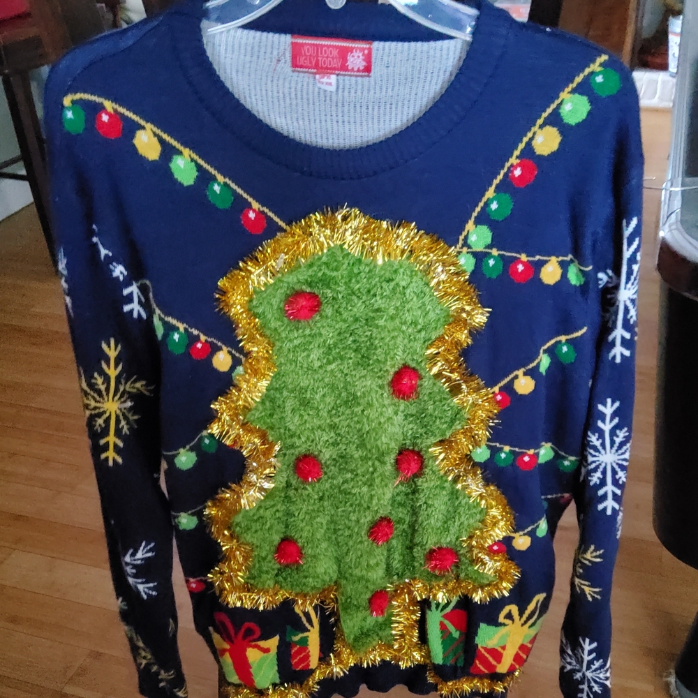 Festive Christmas Tree Sweater